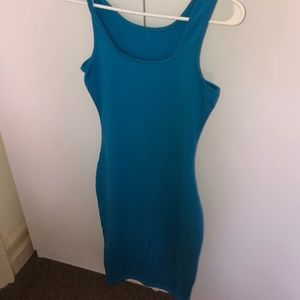 Bodycon blue dress